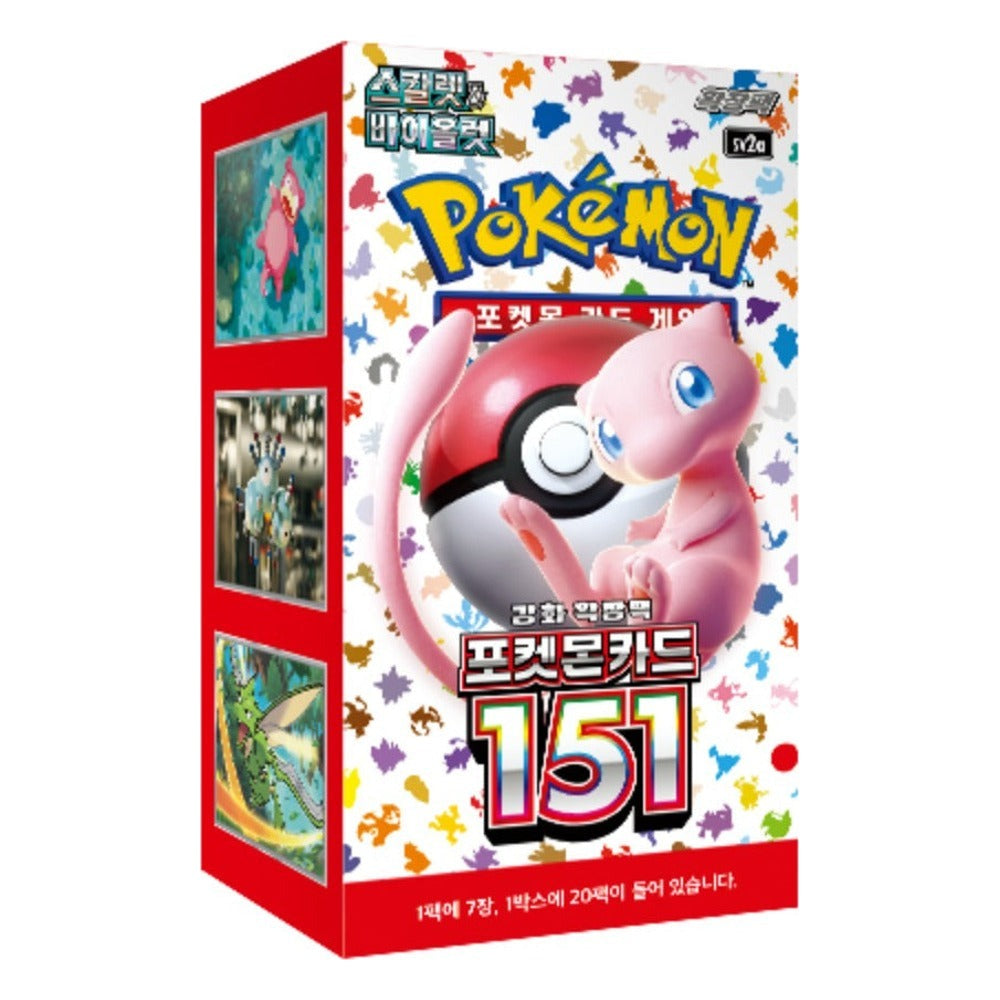 tcg pokemon 151 booster box 151 Booster Box (KOR) Pokemon TCG – The Chase Club
