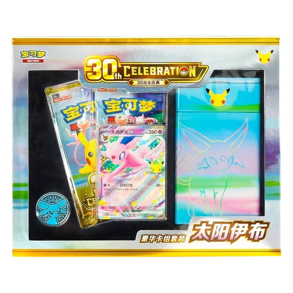 30th Celebration Espeon ex Deluxe Deck Set (CHN) Pokemon TCG