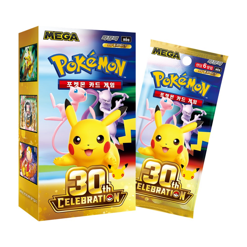 30th Celebration Booster Box and Pack (KOR) Pokemon TCG